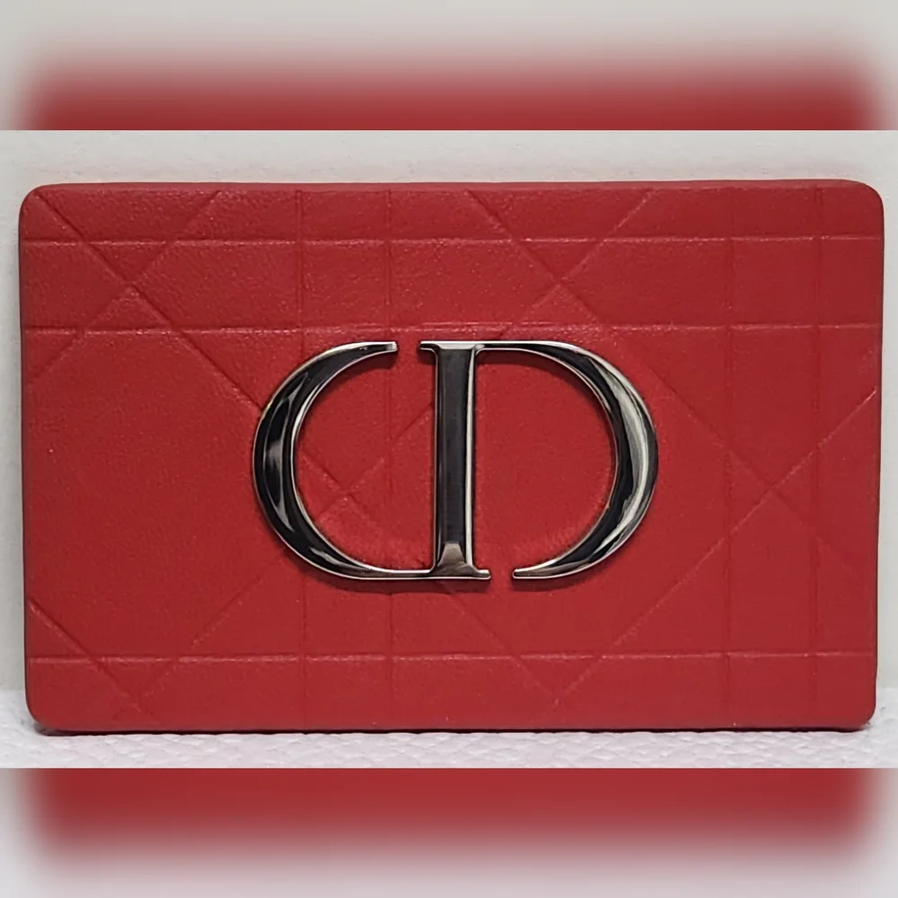 Dior Red Quilt Embossed Mirror NIB - Picture 5 of 10